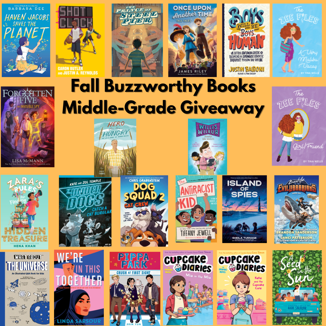 YABC's Buzzworthy Books of FALL 2022 & Mega Book Giveaway  (Middle-Grade)! ~US ONLY