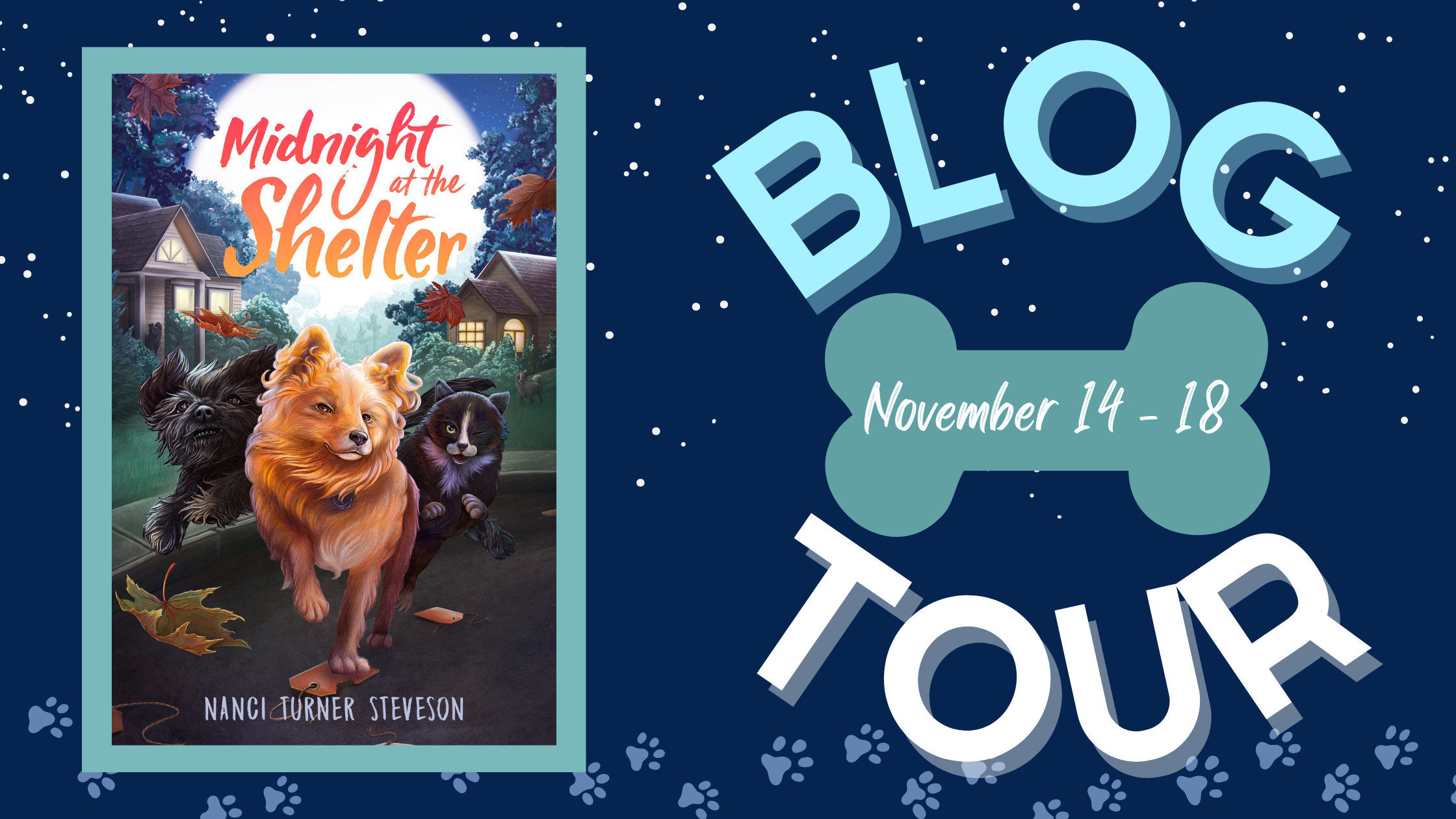 Blog Tour: Midnight at the Shelter (Nanci Turner Steveson), Plus Giveaway! ~US ONLY