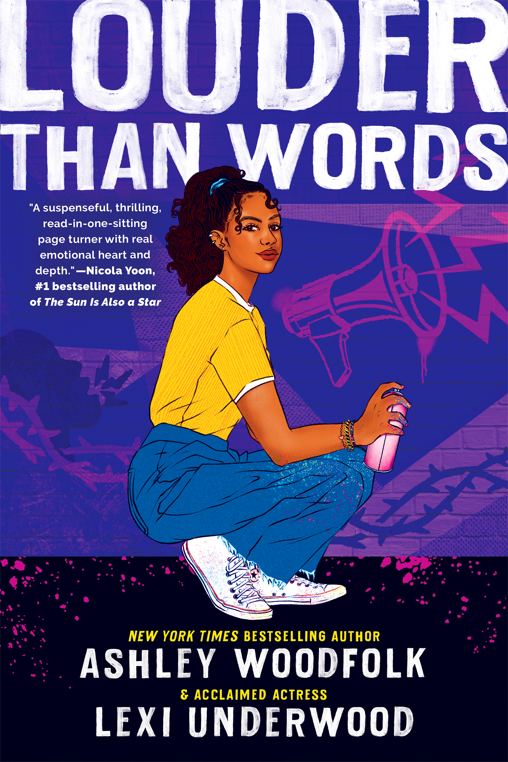 Giveaway: LOUDER THAN WORDS (Ashley Woodfolk & Lexi Underwood)~ US ONLY!